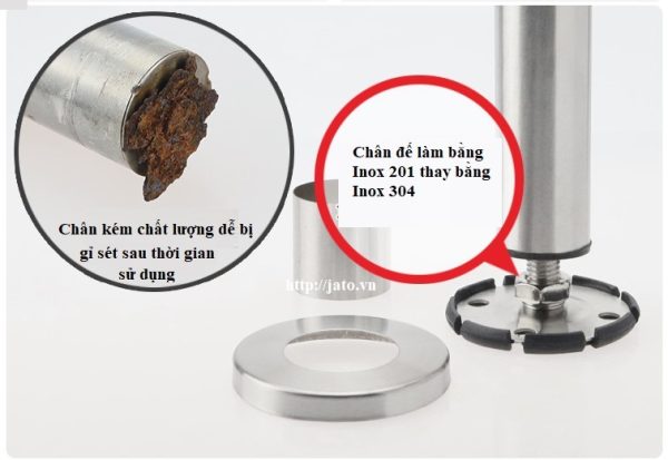 canh bao chan rong inox 304 chat luong kem