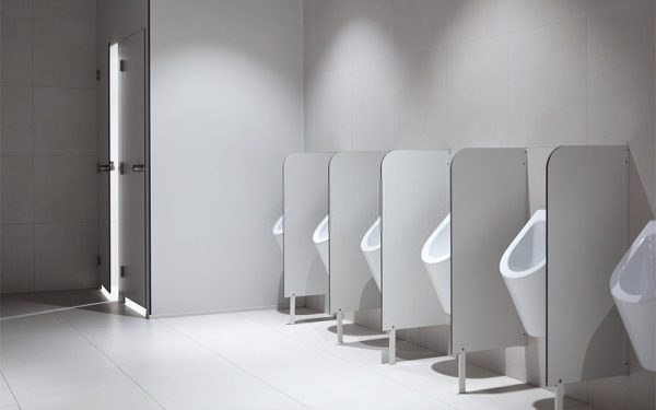 Vách ngăn tiểu nam compact là gì? vách ngăn có mấy loại