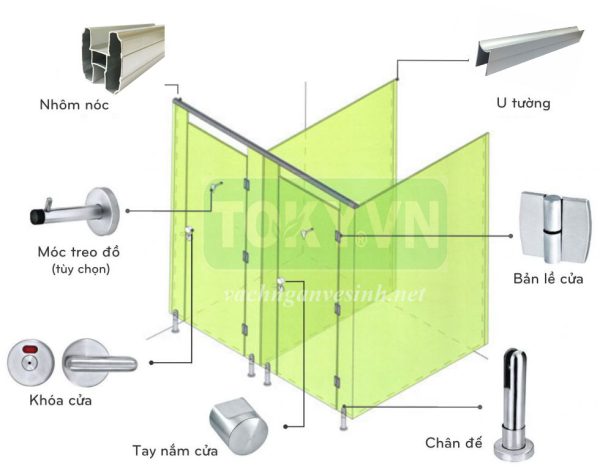 Mẹo phân biệt vách ngăn compact nhà vệ sinh chính hãng chuẩn