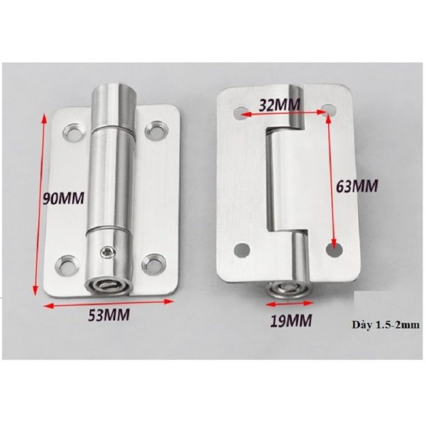 Cách lắp bản lề vách compact vệ sinh đúng chuẩn