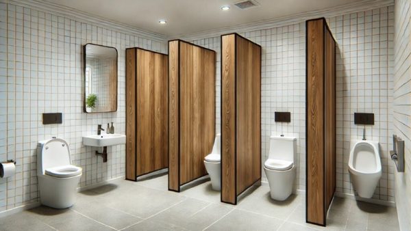 Thi công vách nhựa nhà vệ sinh nhanh chóng, giá rẻ