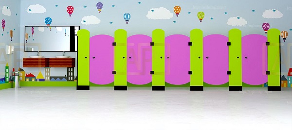 Vách ngăn nhà vệ sinh mầm non lựa chọn thông minh cho trường học 4 vach ngan ve sinh mam non 4