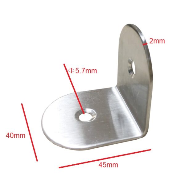 Ke góc inox 304 compact – Phụ kiện nhỏ nhưng đóng vai trò lớn trong thi công vách ngăn