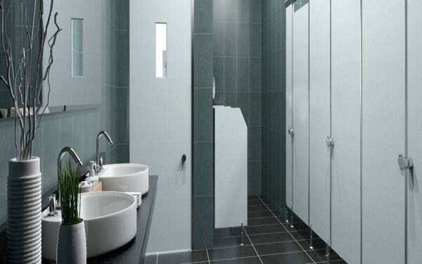Vách ngăn toilet nhà hàng mang lại giải pháp chống nước tuyệt vời