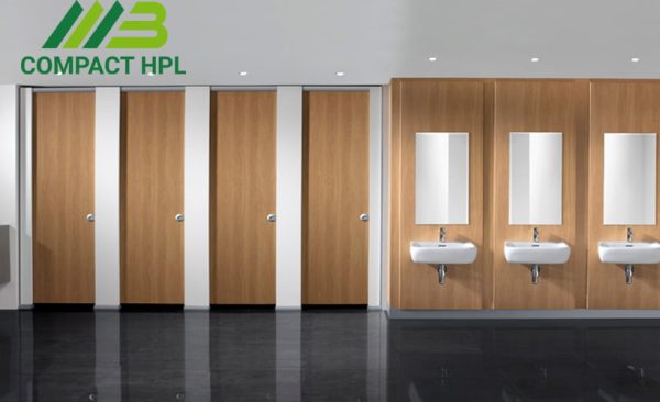 Thi công vách ngăn vệ sinh Compact giá rẻ chất lượng cao