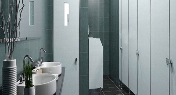 Xu hướng sử dụng vách ngăn toilet quán cafe trong thiết kế nội thất năm 2026