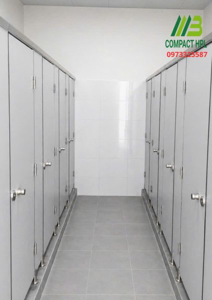 kỹ thuật lắp đặt vách ngăn Compact HPL